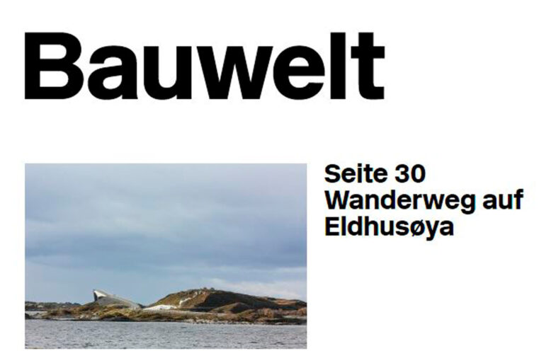 Eldhusøya i Bauwelt Magazine