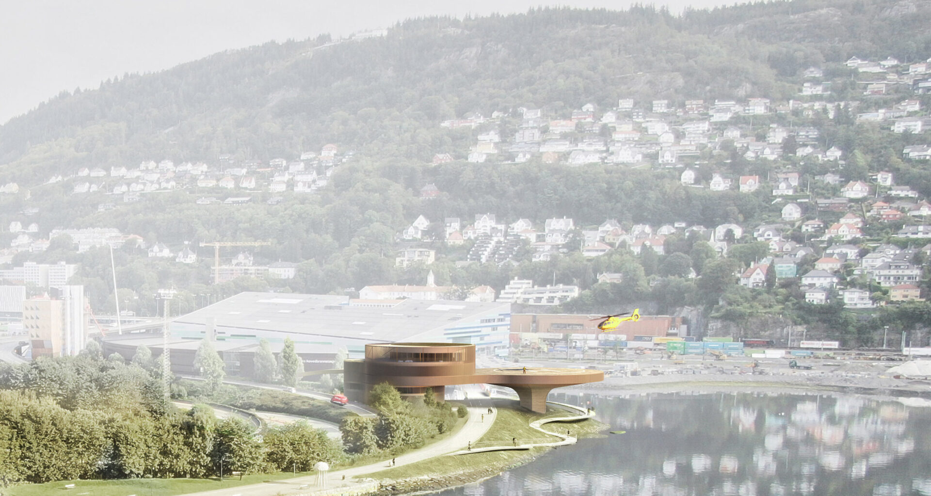 GHA og Hesselbrand tegner Bergen Helikopterbase